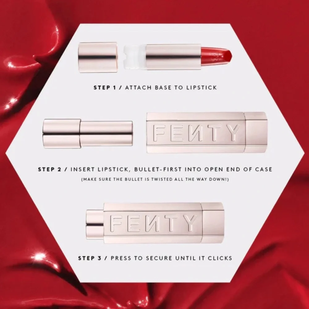 Fenty Beauty 6 Piece EXCLUSIVE DROP BOX: ROSY EDITION Set Bundle
